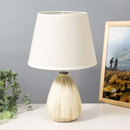 Hunto table lamp E27 40w beige 22x22x35 cm Risalux