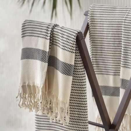 Pasionaria towel "Riza", 1200 gr, size 90x190 cm, color gray color