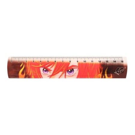 Ruler 15 cm Design Ray "Anime", mix-3