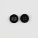 Buttons 4 punctures, d = 10 mm, the color is black, price per 1 piece
