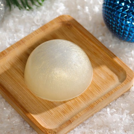 Handmade soap "New Year" perfumed, white, 50 g-1