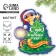 New Year's Wooden Magnet "New Year: Shiii", 6.9 x 8 cm