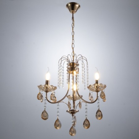 Causteen 06412/3 fgd gold/crystal 3x40W E14 48x48x96cm-1