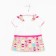 Set for girls, height 68/74 cm, pink-beige color