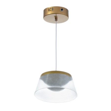 Bayerlux lamp "Dzeta" LED 24W 3000-6000K gold 18.5x18.5x9 cm