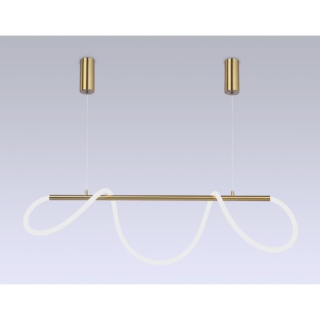 LED LED suspension with the remote control Ambrella Light, Line, FL10535, LED, 53 W, 3975LUM, 3000-6400K, Brass color-1