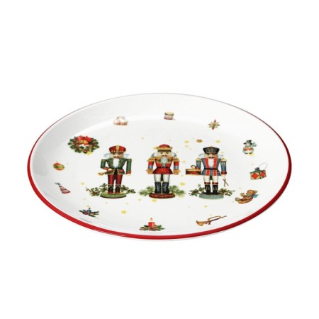 Board of the shade "Nutcracker", d = 25.5 cm, white color-1