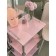 Cosmetological trolley, size 65 × 45 × 35 cm, pink color