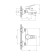 Decoroom DR21035 bath mixer, single -leaf, pour 143 mm, watering can, chrome