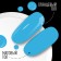 Gel nail polish, Classic Colors, 3 phase, 8ml, Led/UV, Blue Lagoon color (61)