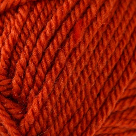 Yarn "Popular" 50 % wool, 50 % acrylic 133m/100g (30-sv. Terracot)-2