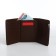 Women's wallet on a magnet, brown color