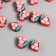 Beads for the creativity of PVC "Cherries" set 20 pcs 0.5x1x1 cm