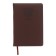Leduced A5 Diary, 160 sheets, Devente.emblem, firm cover of artificial leather with foam, lies, block 70 g/m2, brown