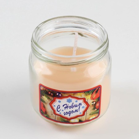 Aromatic candle in the bank "French vanilla", 6.4x6 cm-2