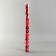 A set of jewelry plastic 13 pcs "Melody" droplet, 6 cm, red