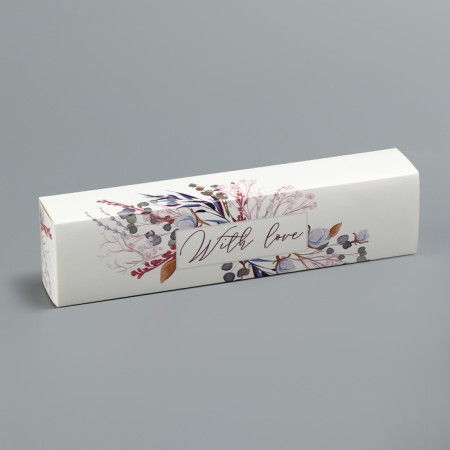 Box for sweets, confectionery packaging, 5 cells, “wreath”, 5 x 21 x 3.3 cm-1