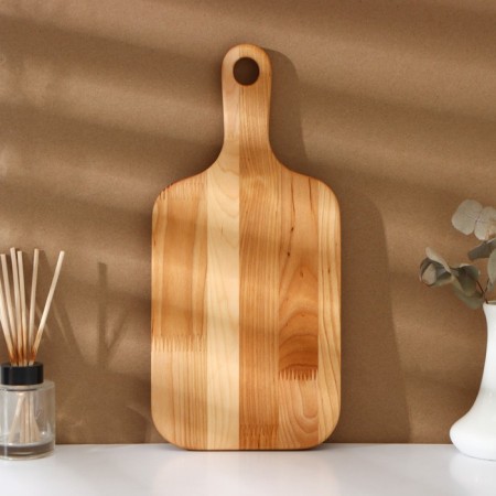 A set of cutting boards on a stand 2 pcs: 38 × 18, 28 × 18 cm, saturated with mineral oil, birch-2