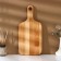 A set of cutting boards on a stand 2 pcs: 38 × 18, 28 × 18 cm, saturated with mineral oil, birch
