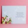Postcard "Birthday" embossing, bouquet, 12 x 18 cm