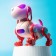 IQ DOG robot-pile, walks, sings, works from batteries, pink color
