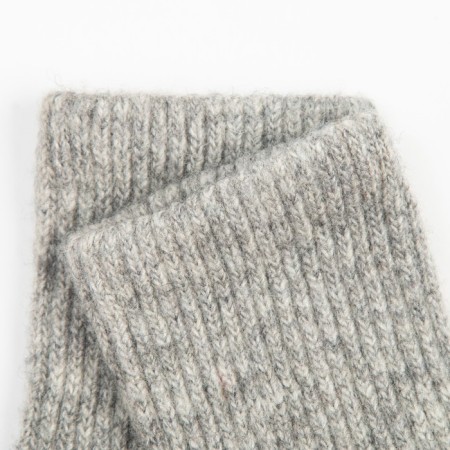 Children's socks with yak down, gray color, size 2 (2-3 years)-1