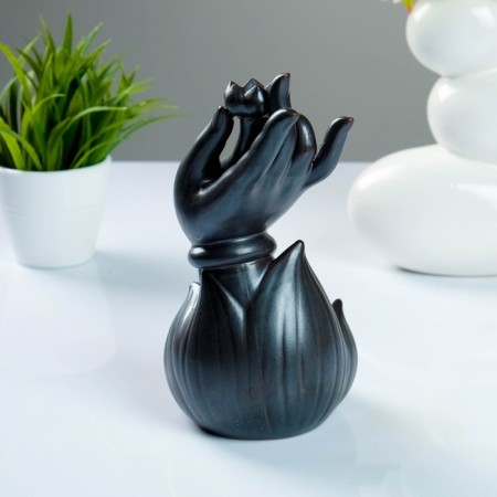 Set of incense on the stand "Lotus in the hand" 10x10x23cm-1