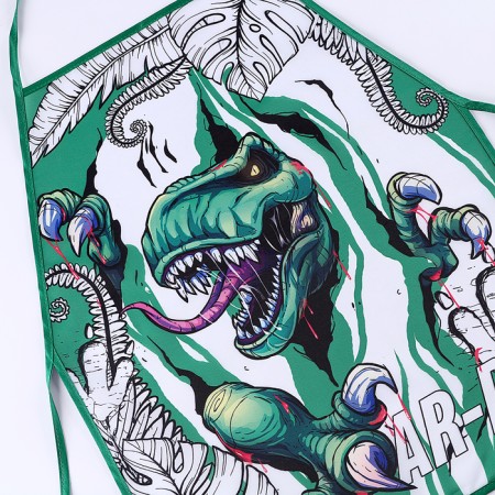 Apron for children for creativity for the painting "Dinosaur"-2