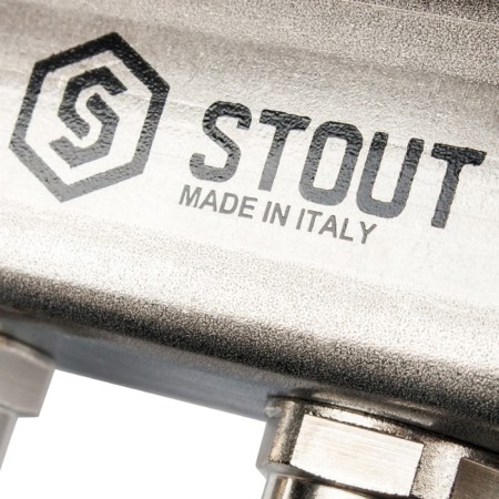Collector Group Stout SMS 0917 000002, 1 "x3/4", 2 outputs, with consumables, stainless steel. steel-5