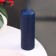 Candle - cylinder, 4 × 12, 15 hours, azure