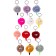 Soft toy "Fluff" on the key fob, 8 cm, color mix