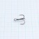 Triple hooks Kujira 536, color BN, No. 8, 10 pcs.