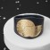Bracelet skin casual, dark blue color in gold l = 22