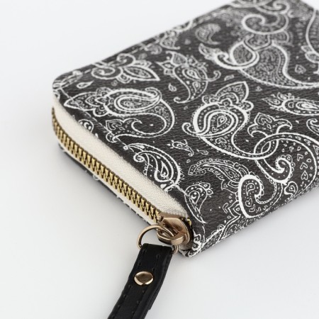 Women's wallet with lightning, black color-3