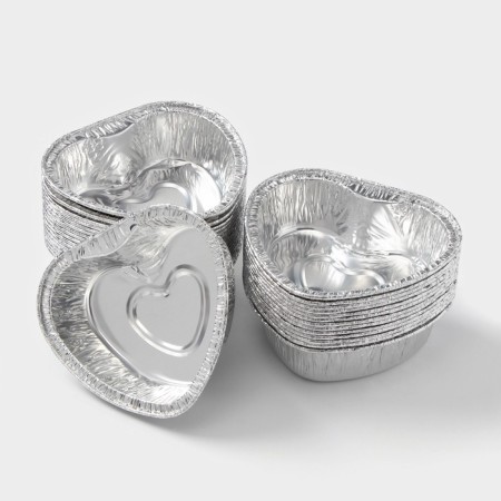 A set of foil baking forms, 8 × 9 × 2.5 cm, 30 pcs-5