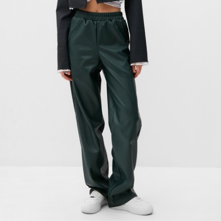 Women's leather pants Mist Bas, p. 42, green