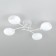 Ceiling chandelier Citilux "Florida" CL148140, 65.5x51x14.5 cm, 4x60W, E14, white color