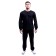 Thermal underwear is male, cotton with the basis, size 48, black color