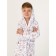 Children's robe with a hood, height 122 cm