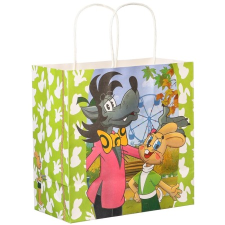 Gift package, 22x22x1 cm, craft, packaging, well, wait a minute-3