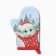 Set of kitchen. Dolyana "Happy Dragon": mittens 20x28 cm, severity 17x17 cm, 35% HL, 65% PE