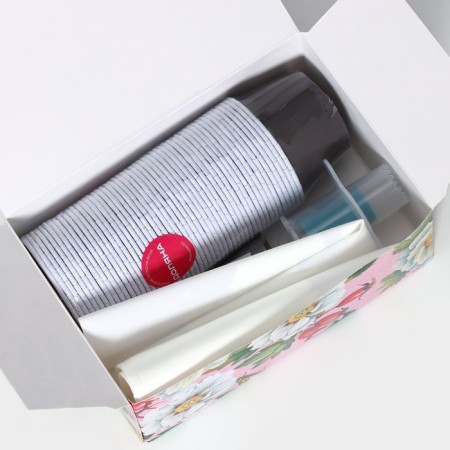 Confectionery set for dilapers, confectionery bag 1 pc, nozzle 2 pcs, form 50 pcs-6