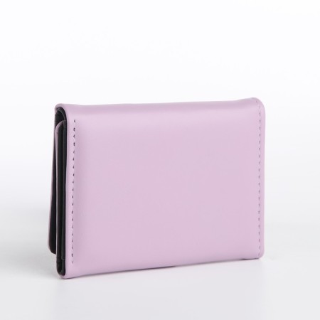Kid wallet on the button, lilac color-1
