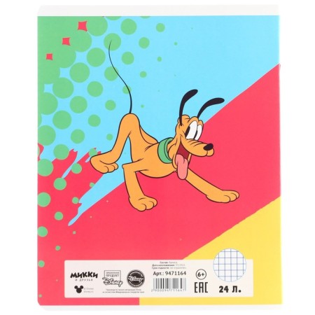 Notebook in a cage 24 sheets, 5 types of mix, cover coated paper, Minnie Mouse-8