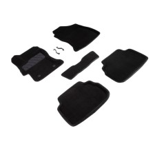 3D mats for Subaru XV II, 2017-n, black, set