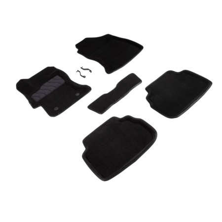 3D mats for Subaru XV II, 2017-n, black, set