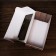 The box is self -assembly, with a window, "desired gifts", 16 x 35 x 12 cm, 1 pc.