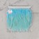 Braid with feathers of a rooster, 10-15 cm, 5 ± 0.5 m, blue color