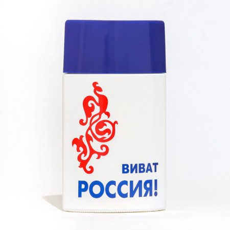 Male toilet water "Vivat Russia", white, 100 ml-3