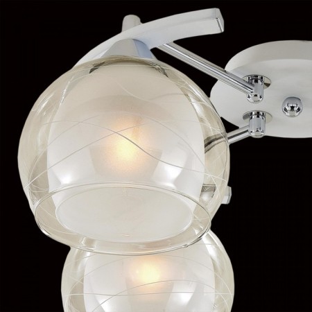 Ceiling Citilux Cutilux CL157141, 40x40x20 cm, 4x75W, E27, black and white color-3